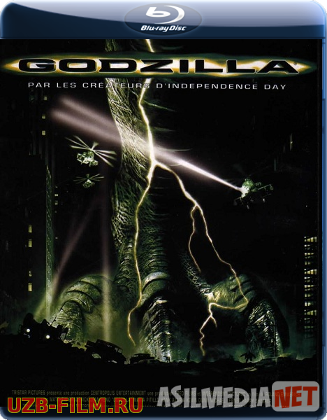 Godzilla (1998) Uzbek tilida O'zbekcha tarjima kino HD