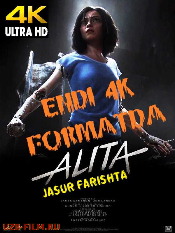 Alita: Jasur Farishta 4K HDR 10 | Алита: Боевой ангел | Alita: Battle Angel Uzbek O'zbek Русский English