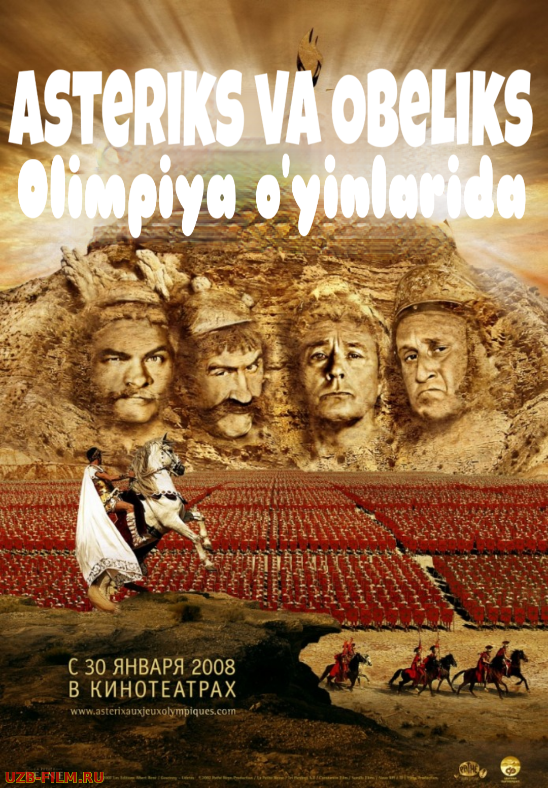 Asteriks va Obeliks olimpiya o'yinlarida Horij kino Uzbek tilida 2008 HD O'zbek tarjima tas-ix skachat