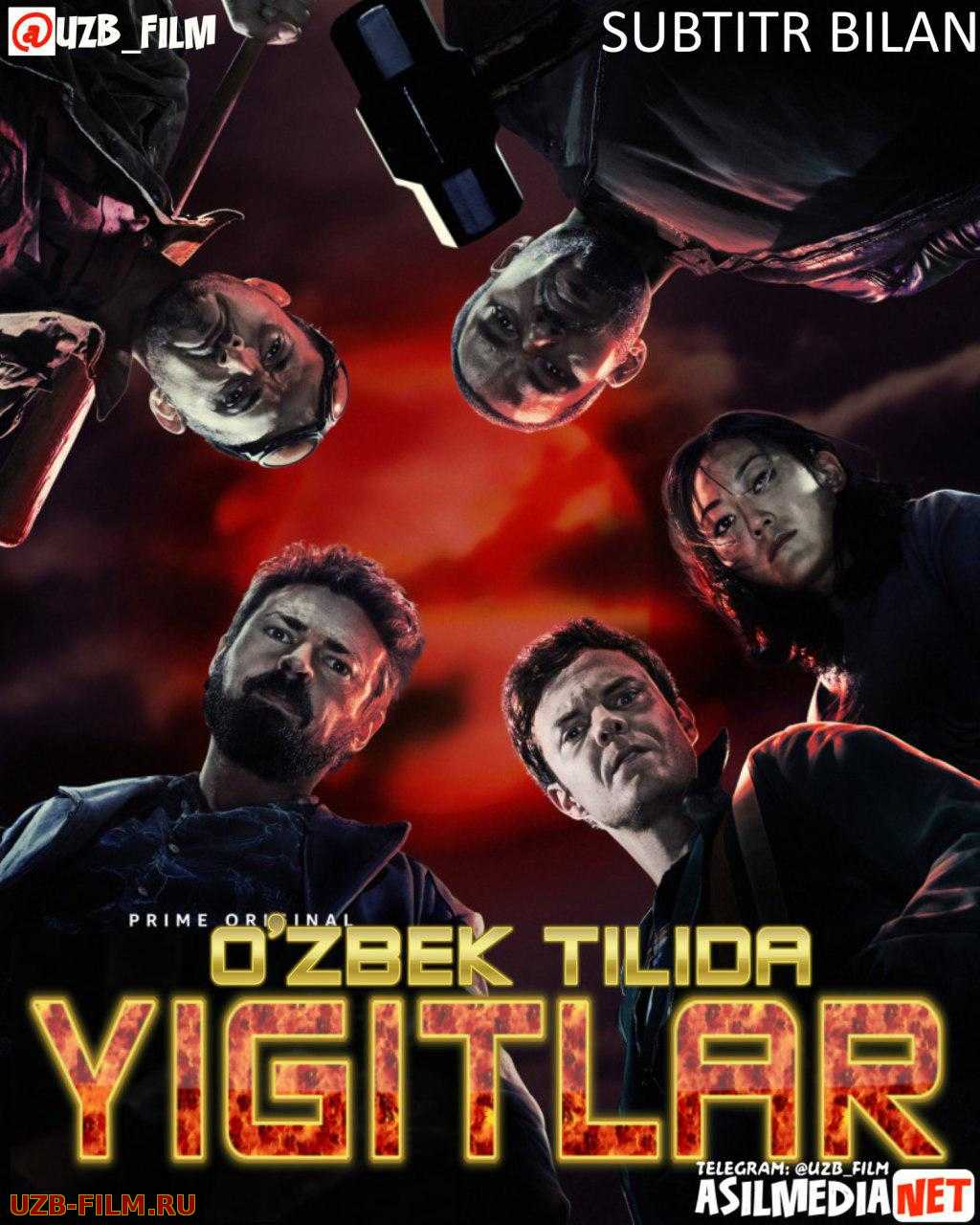 Yigitlar Fantastik seriali 1- fasl 1,2,3,4,5,6,7,8 - qismlar Uzbek tilida (Subtitl) HD 2019