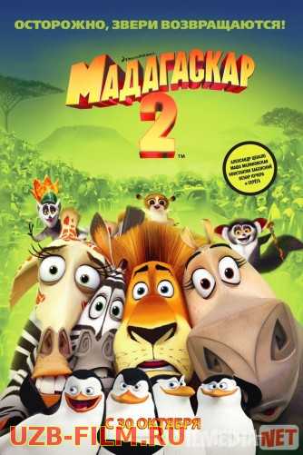 Madagaskar 2 HD Multfilm Uzbek tilida 2005