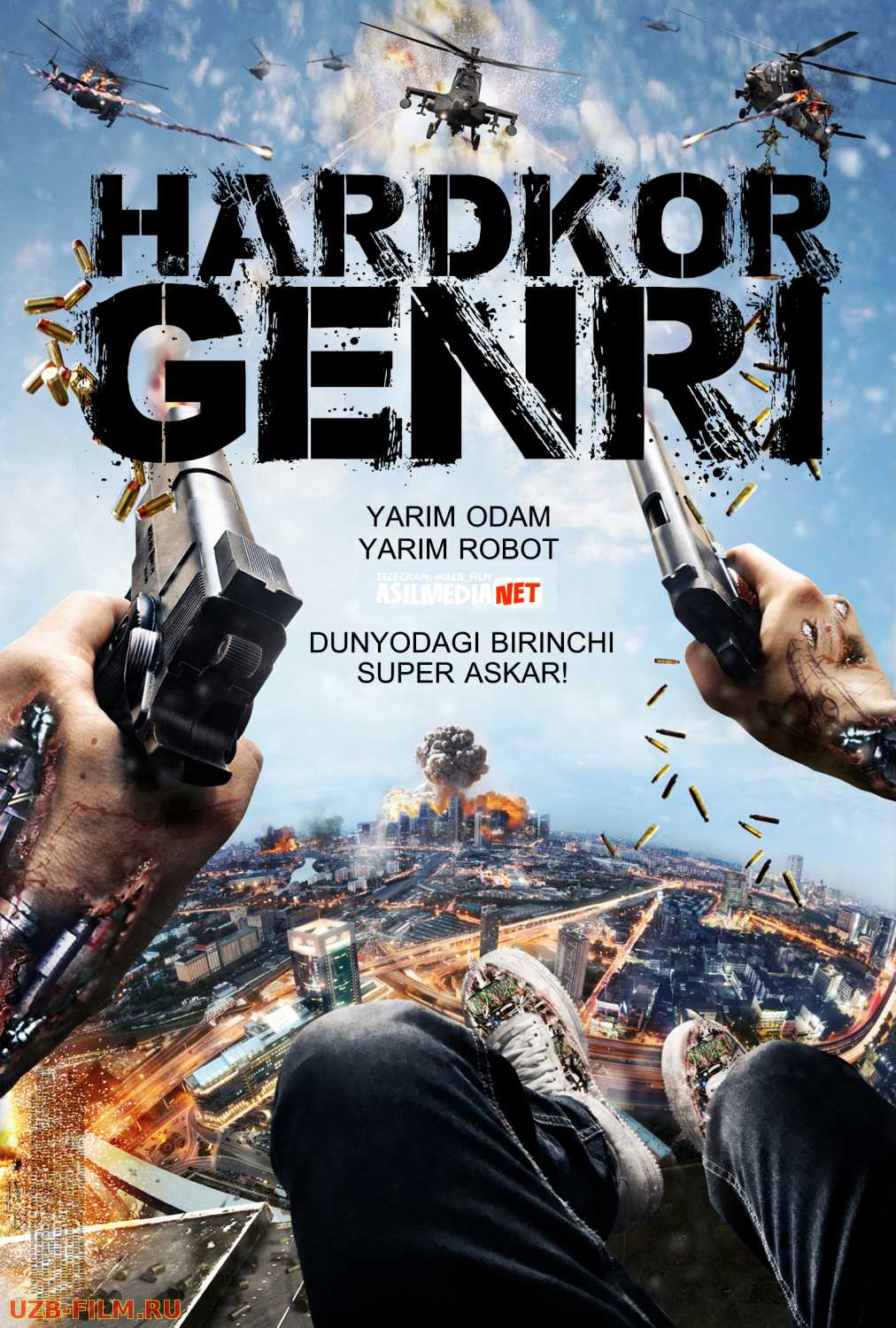 Hardkor Genri Subtitr Uzbek tilida 2015 O'zbek tarjima kino HD